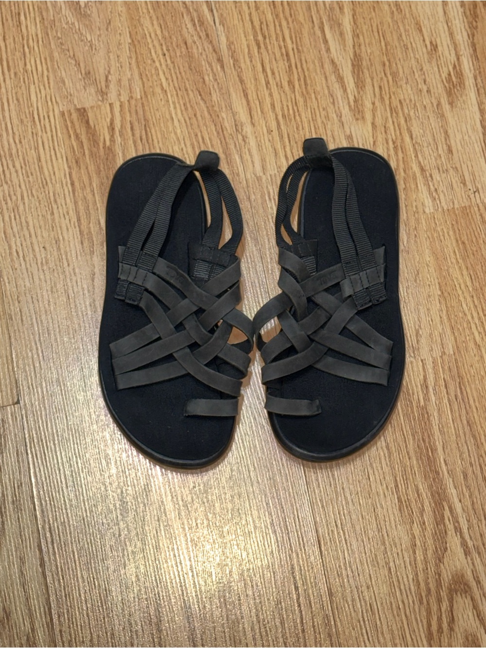 Teva Black Woven Sport Sandals